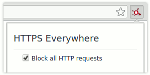screenshot of the "Block all HTTP requests" feature